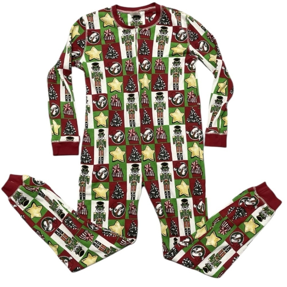 Buc-ees One Piece Christmas Holiday Nutcracker Thermal Pajama Long Johns Sz 3T